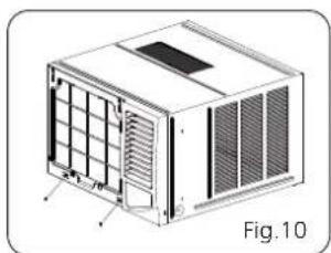 Philco PVR09R - Step 8: Install the air filter and front panel - 1