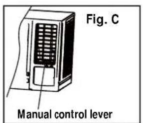 Fig. C Manual control lever