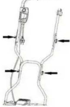 Technical diagram of a mechanical or electrical component with labeled parts and directional arrows indicating flow or movement.