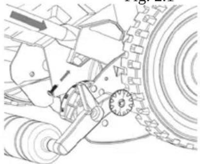 Fieldmann FZR 1050-E - INSTALLING THE HANDLE - 1