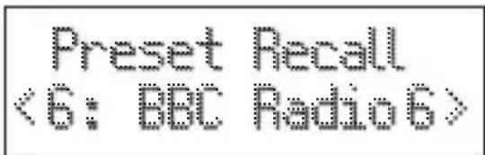 Preset Recall <6: BBC Radio 6>