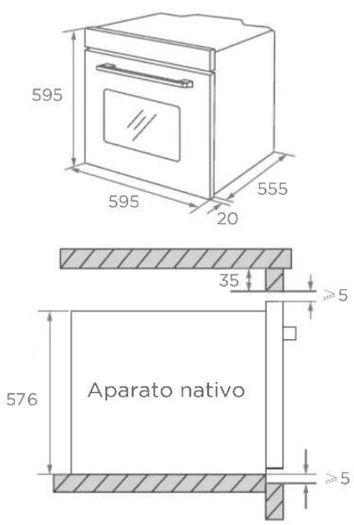 595 595 555 20 35 ≥5 576 Aparato nativo ≥5