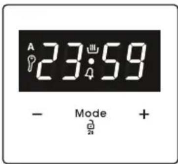 A 23:59 - Mode + 2s