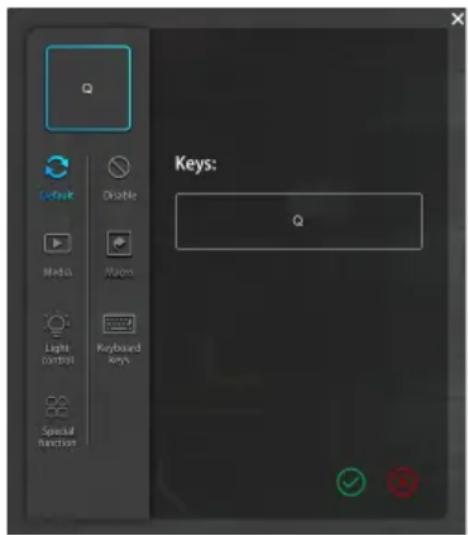 Keys: Q