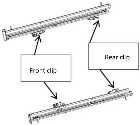 HISENSE BI6095HIGUK - Fix the telescopic runners ( if fitted) - 1