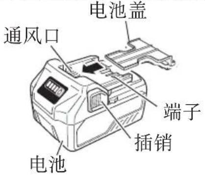 电池盖 通风口 端子 插销 电池 电池