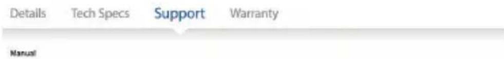 Details Tech Specs Support Warranty Manual