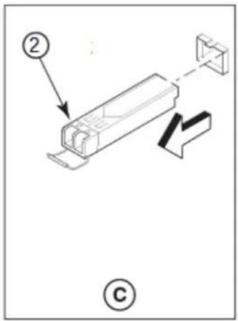Technical diagram showing a mechanical assembly with labeled components and directional arrows