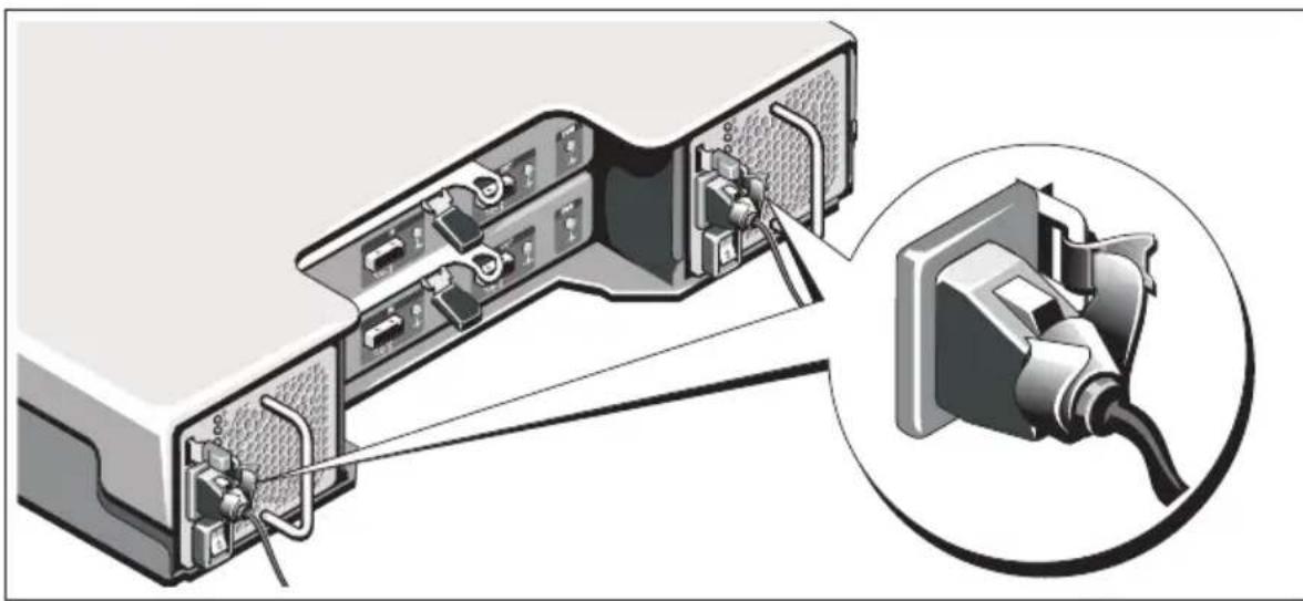DELL SC200 - Securing the Power Cables - 1