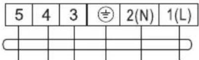 5 4 3 ⏱ 2(N) 1(L)