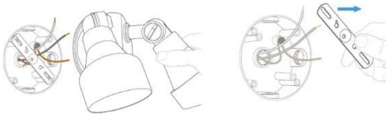 RING Spotlight Cam Hardwired Kit - Remove your existing light or camera. (if applicable) - 1