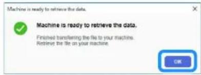 Machine is ready to retrieve the data. Machine is ready to retrieve the data. Finished transferring the file to your machines. Retrieved the file on your machine.
