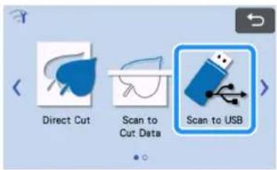 Direct Cut Scan to Cut Data Scan to USB