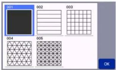 001 002 003 004 005 OK