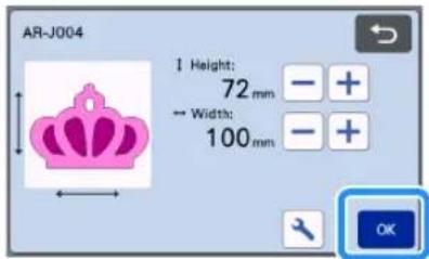 AR-J004 I Height: 72 mm Width: 100 mm OK