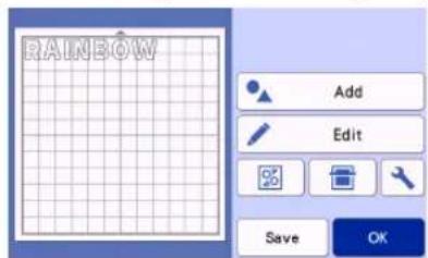 RAINBOW Add Edit Save OK