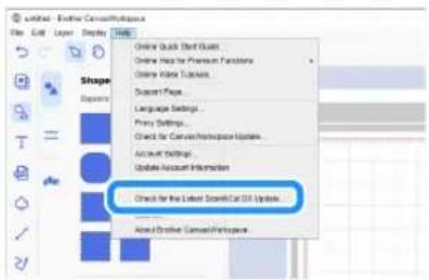 check - Additional Consultative File Edit Layer Display Help Online Quick Start Guide Online Help for Premium Functions Online Video Tools... Support Page Language Settings... Phony Settings... Check for Canvas/Resource Update... Account Settings Update Account Information Check for New Label Scan/Can Do Update... About Another Context/Partnerspace
