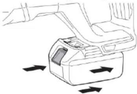 BLAUPUNKT CB2010 - Installing the battery pack - 1