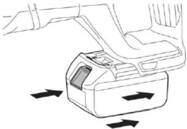 BLAUPUNKT CB2010 - Akumuliatoriaus įdėjimas - 1