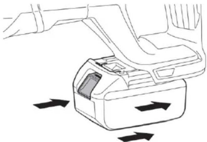 BLAUPUNKT CB2010 - Akkumulátor behelyezése - 1