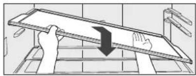 PANASONIC NR-F603GT-XU - Glass tray (only the second shelf from the top) - 2