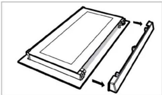 GRUNDIG GEBM12300WC - Removing the Inner Glass of The Oven Door - 2