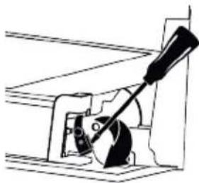 GRUNDIG GEBM12300WC - Removing the oven door - 2