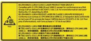 Christie 4K22A-HS - Laser labels - 1