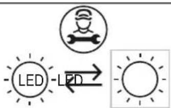IFB 656 FTCB/E-RCT - Changing the Oven Lamp - 2