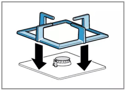 BOSCH POP7C9O12O - Setting up the grill - 1