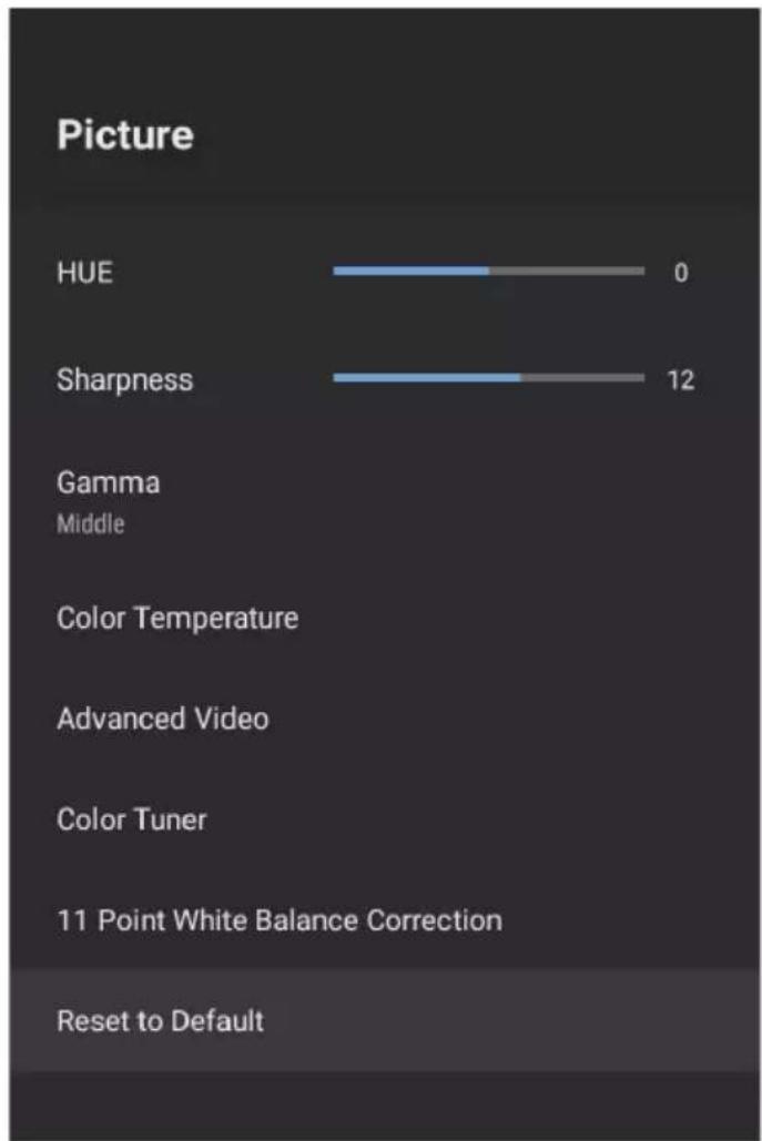 EKO K650USGQ2 - PICTURE SETTINGS MENU - 2