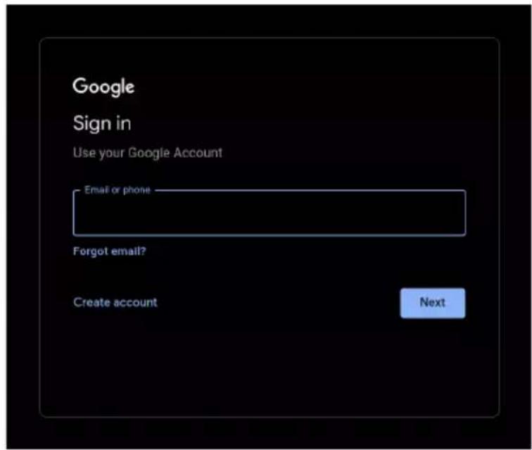 Google Sign in Use your Google Account Email or phone Forgot email? Create account Next
