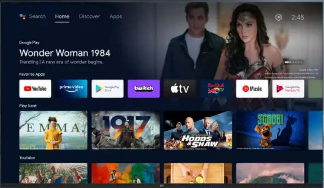 Search Home Discover Apps Google Play Wonder Woman 1984 Trending | A new era of wonder begins. Favorite Apps YouTube prime video Google Play Store twitch Apple TV Red Bull Sports TV Music GoogPlay Movies TV Play Next EMMA 1917 HOBBS & SHAW SCOYA! Youtube