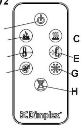 2 C E G H DC Dimplex*