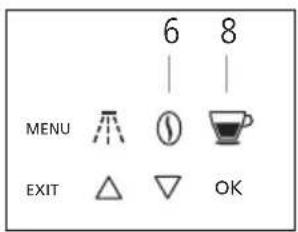 MENU EXIT 6 8 | | | EXIT OK