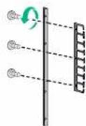 Hikvision DS-3E7806 - Installing cable management brackets - 1