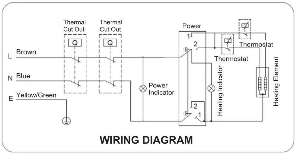 Baxi Serie Compact 7 V750 - Electrical Diagram - 1