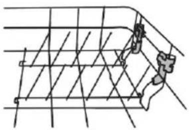 Cookology CMDW2GD - Folding back the rack shelves - 1