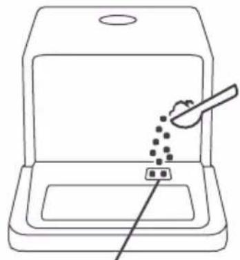 Cookology CMDW2ORG - Open the door, placing the dishes and adding detergent - 4