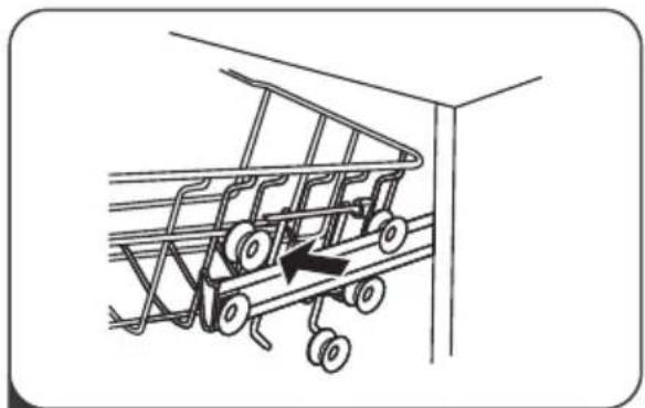 Diagram of a car with wheels and an arrow indicating motion (no text or symbols)