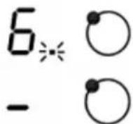 Cookology TCH603 - If the timer is set on one zone: - 6