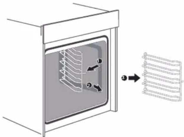 Diagram showing a 3D printing process inside a container with numbered steps and a corresponding wire mesh diagram.