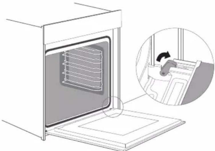Cookology TOF620SS - Removing the appliance door - 1