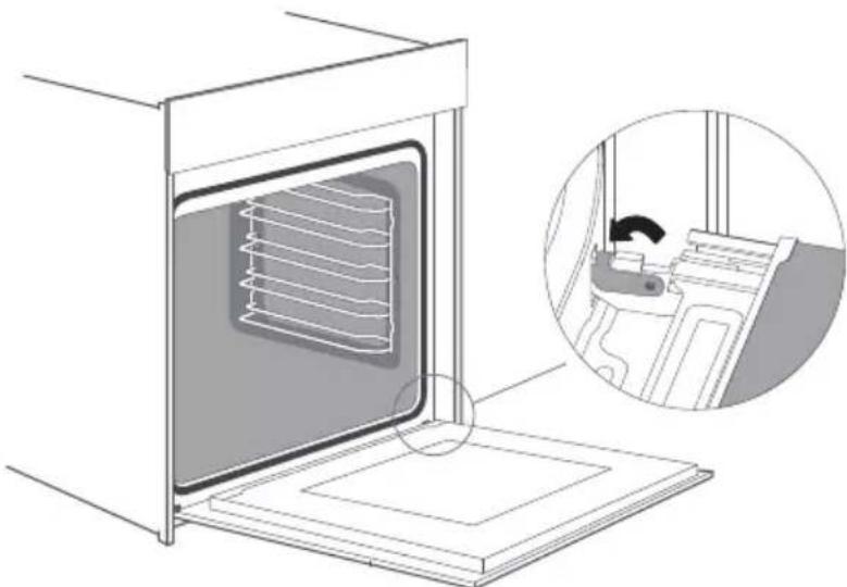 Cookology TOF620SS - Fitting the appliance door - 1