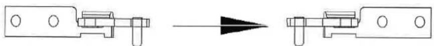 Cookology CTFR235BK - Reversing the Door Swing - 4