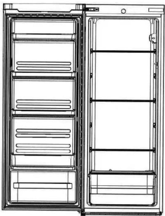 Cookology CTFR235BK - Reversing the Door Swing - 9