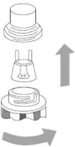 Cookology FOD60SS - Replacement of the oven light bulb - 1