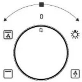 Cookology FOD60SS - Possible settings of the oven function knob - 1