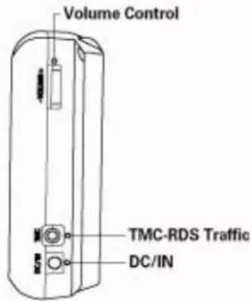 Volume Control TMC-RDS Traffic DC/IN