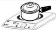Mr. Induction Smartscan SR-183C - KEY POINTS BEFORE USING THE COOKTOP - 6
